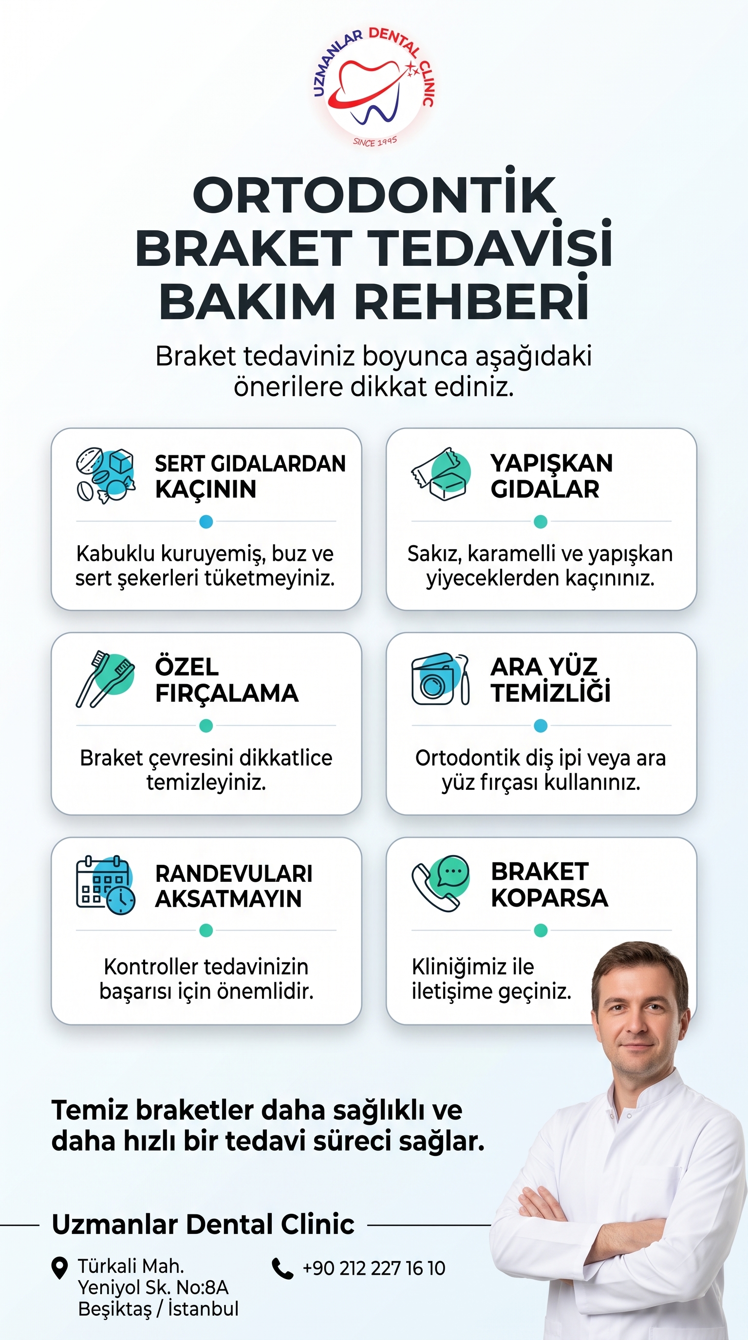 Ortodontik Braket Tedavisi Bakım Rehberi