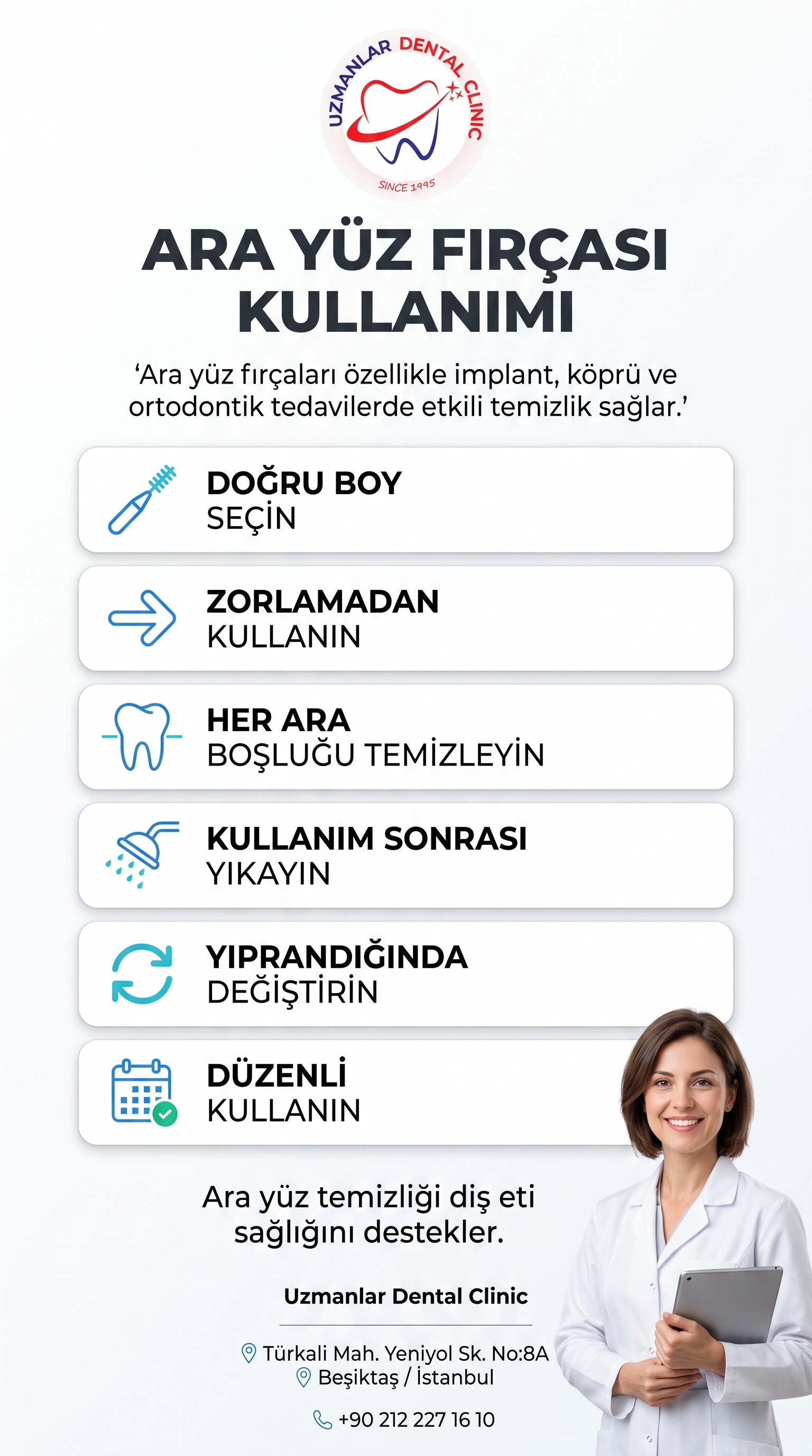 Ara Yüz Fırçası Kullanımı